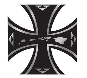 Colored tribal cross vinyl decal outdoor graphic decal sticker