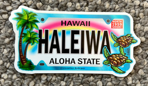 Haleiwa License Plate